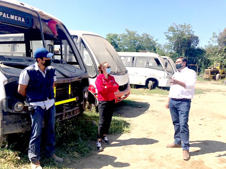 Transportes inspeccionó planta de chatarrización del programa de renovación de flota del transporte público