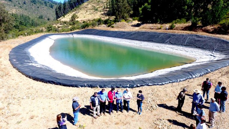 Agricultores de Curepto aseguran el riego con el tranque “La Leonera” de Gualleco