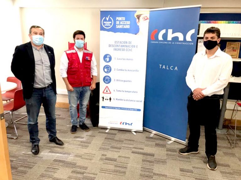 Minvu y CChC coordinan la aplicación de protocolo para mantener actividad en Talca durante cuarentena