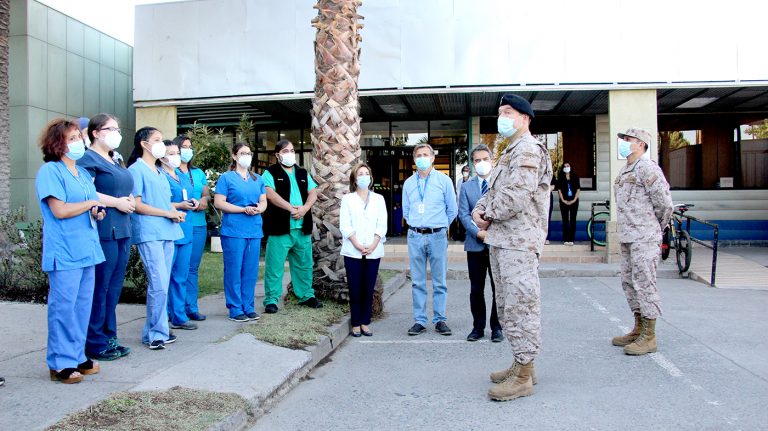 Ejército reconoce el trabajo de los profesionales del Hospital
