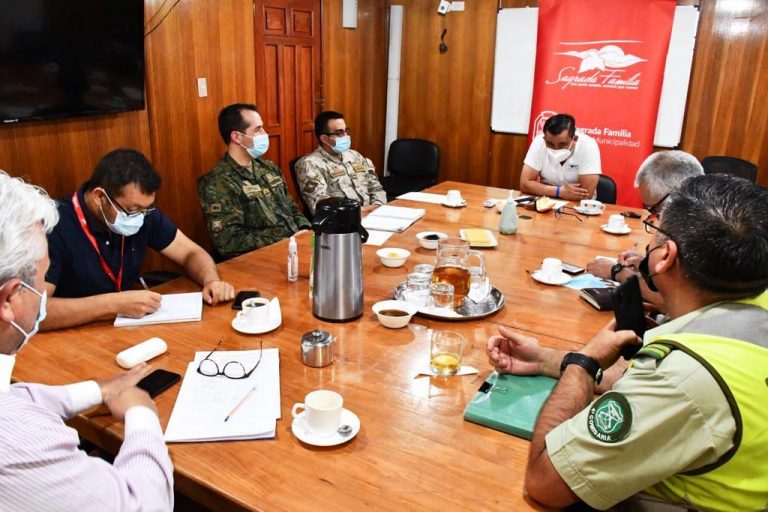Con controles militares mixtos Sagrada Familia entra a Transición