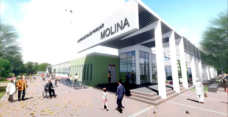 Histórico: Comenzó la construcción  del Cesfam de la comuna de Molina