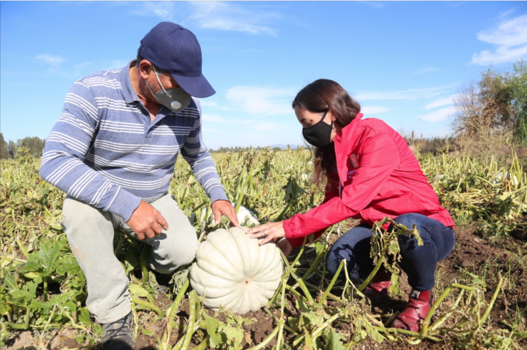 Ministra de Agricultura evaluó los daños que generó frente de mal tiempo en pleno verano