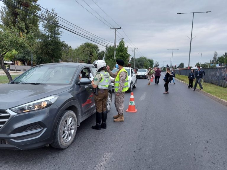 Con estricta fiscalización partió segunda Cuarentena total en Talca