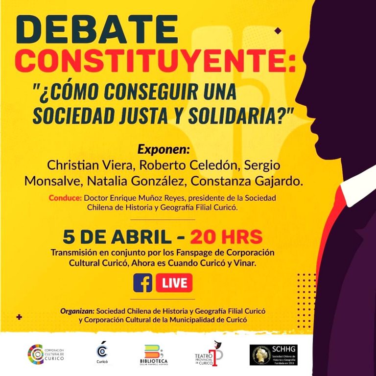 Invitan a participar en interesantes debates constituyentes en Curicó