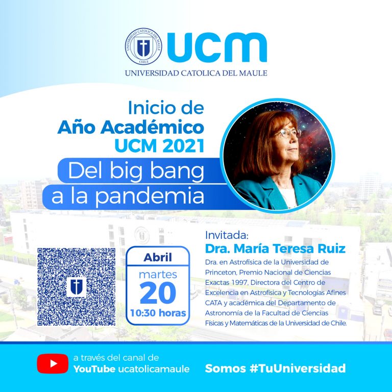 Destacada Astrónoma inaugurará  Año Académico 2021 en la UCM