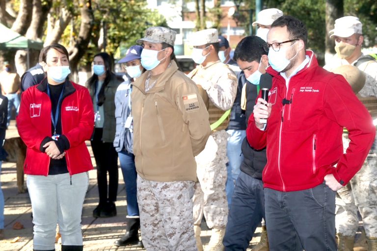 Autoridades destacan tendencia a la  baja de casos activos en Constitución