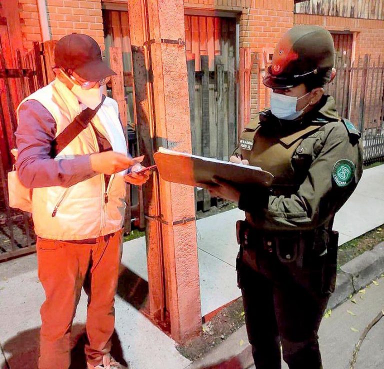 Con seis detenidos terminó ronda preventiva en distintos puntos de la comuna de Curicó