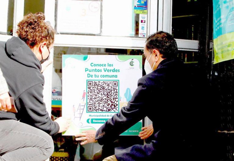 Municipalidad implementa código QR para informar puntos de reciclaje