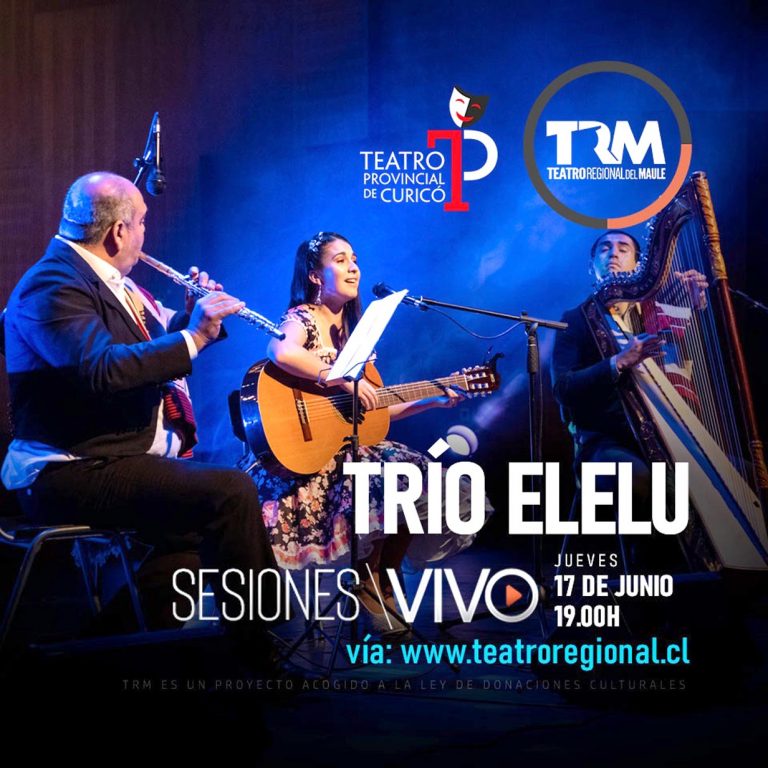 Trío folclórico curicano Elelu en Sesiones TRM