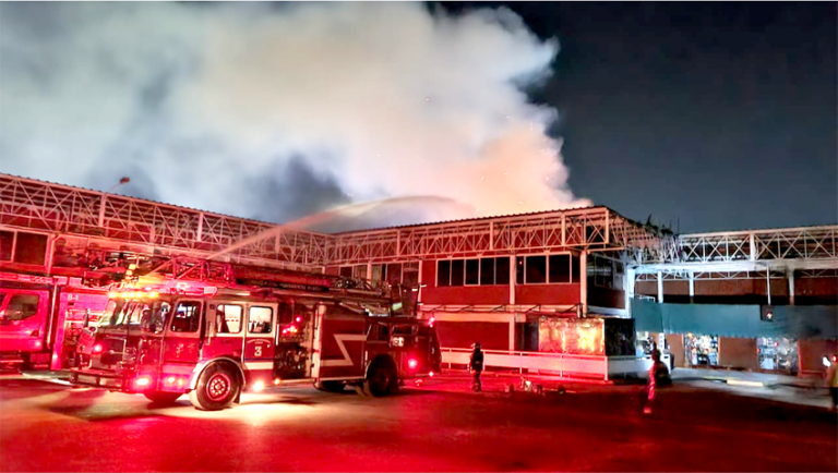Descartada presencia de indigente en incendio cerca de terminal de buses