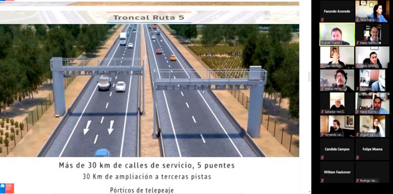 MOP dio a conocer etapas de ejecución de nueva concesión del tramo Talca-Chillán de Ruta 5 Sur