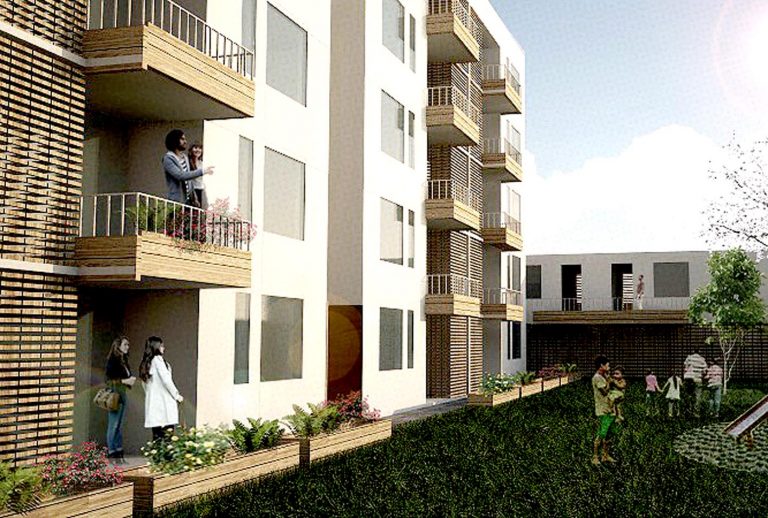 Ministerio de Vivienda proyecta construcción de edificio habitacional hecho en madera en Linares