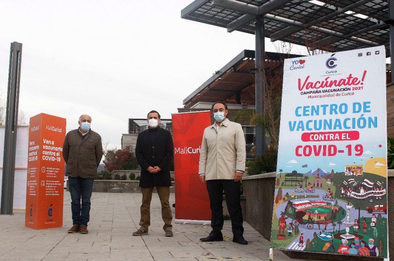 Municipio curicano potencia proceso de  vacunación contra el Covid-19 en terreno