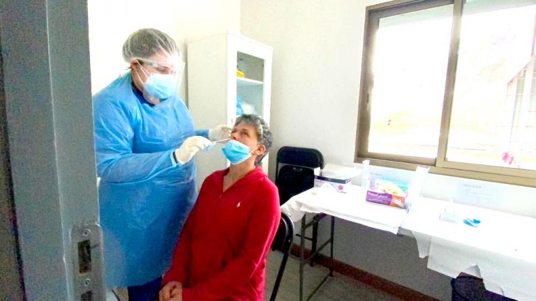 Seremi de Salud implementó test de antígeno en el Paso Pehuenche