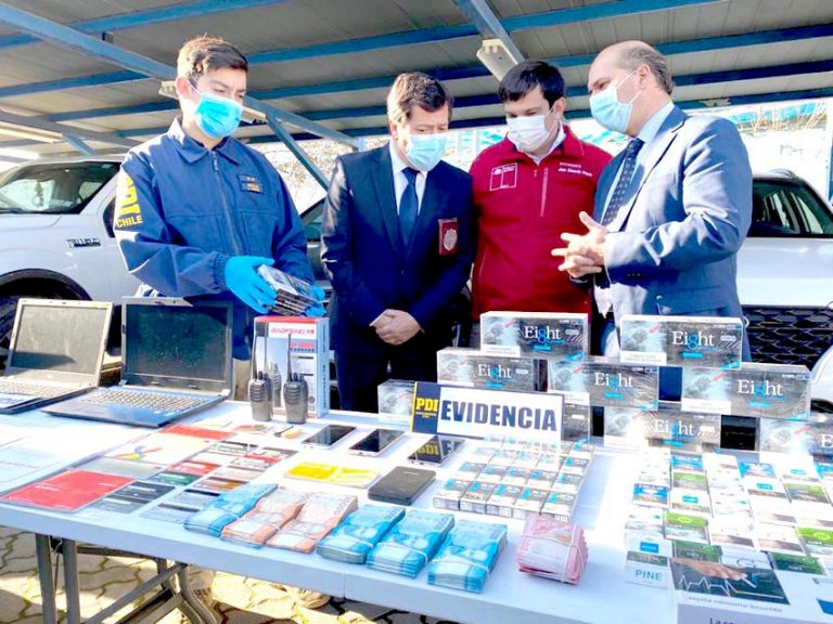 PDI Talca desbarató banda de contrabandistas que operaba en la zona norte y centro del país