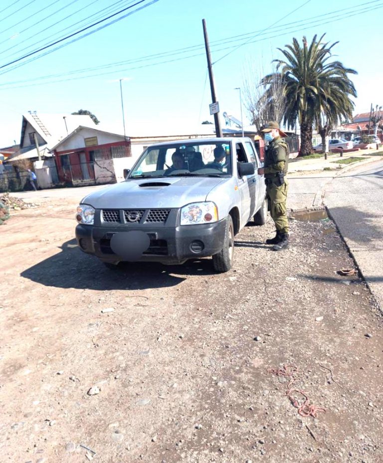 Más de 200 personas detenidas en trabajo focalizado de Carabineros