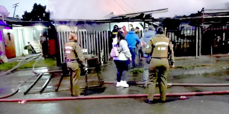 Adulto mayor murió en incendio en sector Santa Fe