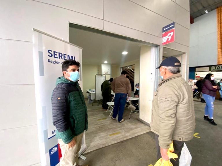 Implementan testeo de antígenos en los terminales de buses de la región