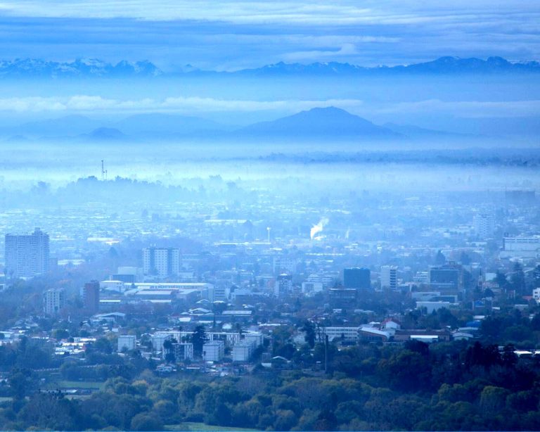 Declaran zona saturada por material  particulado al Valle Central del Maule