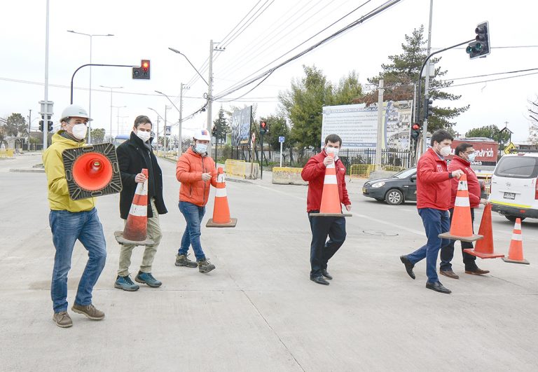Avenida Alessandri: Habilitan tramo  de ingreso a zona urbana de Curicó