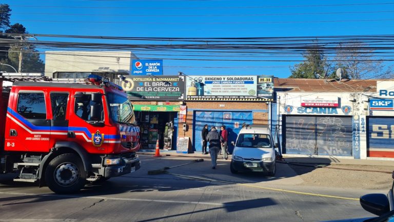 Rápida acción de Bomberos impidió tragedia
