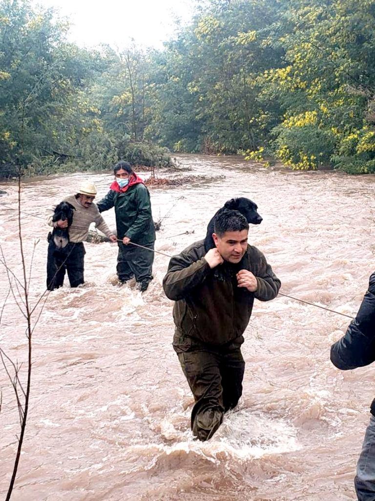 Reconocen a carabinero que auxilió a personas aisladas