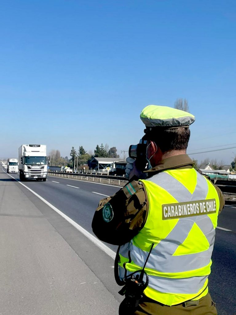 Más del 75% de las infracciones en la Ruta 5 Sur son por exceso de velocidad