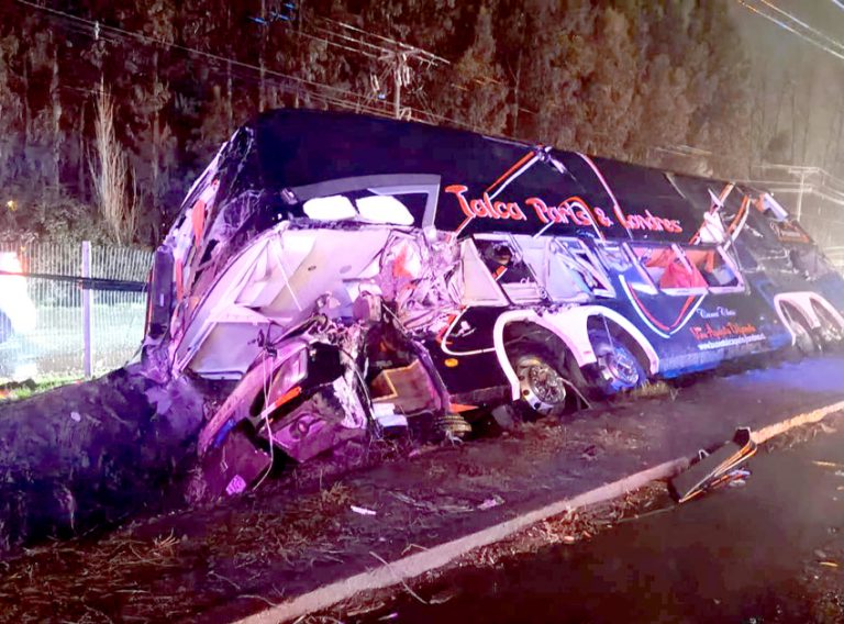 Nuevo choque múltiple en la Ruta 5 Sur