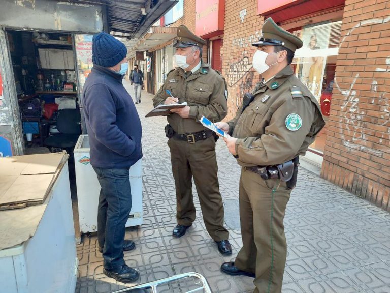 Intensifican campaña para evitar delitos en zona céntrica de Curicó