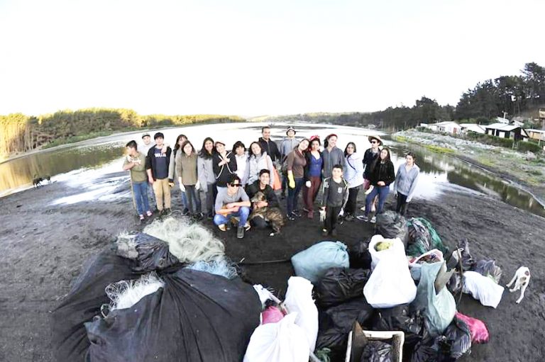 Voluntarios convocan a  limpiar playa de Llico