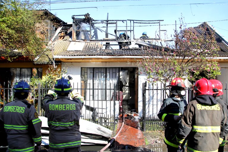 Dos casas afectadas por incendio