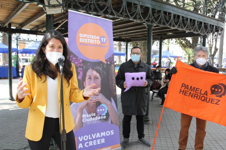 Pamela Henríquez puso énfasis en la probidad como eje de su campaña