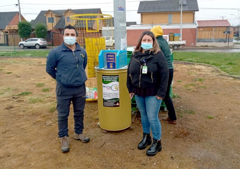 Curicanos podrán reciclar aceite de  cocina usado muy cerca de sus casas