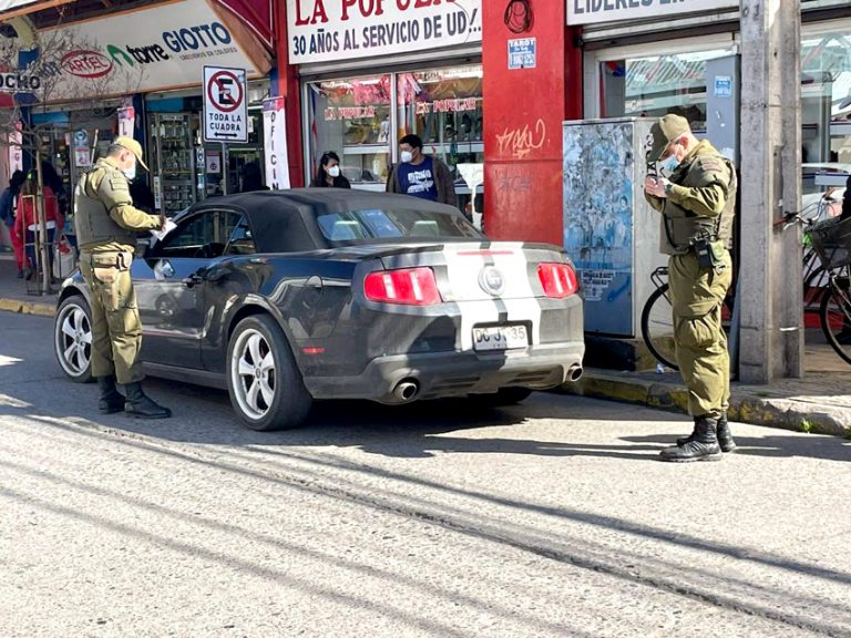 Fuerte fiscalización a automovilistas por Fiestas Patrias en Curicó