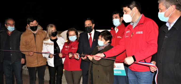 Municipalidad de Romeral inauguró luminarias en la vía pública