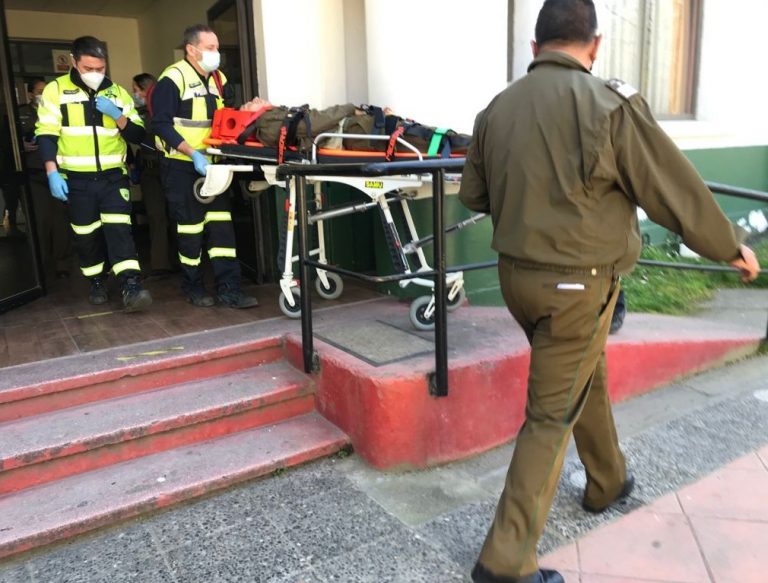 Imputado agrede a carabinero en calabozo de cuartel policial