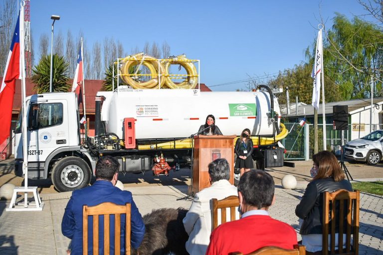 Camión limpia fosas beneficiará a más de 600 familias de San Clemente