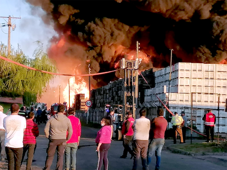 Consejero regional calificó de grave incendio en Agrozzi