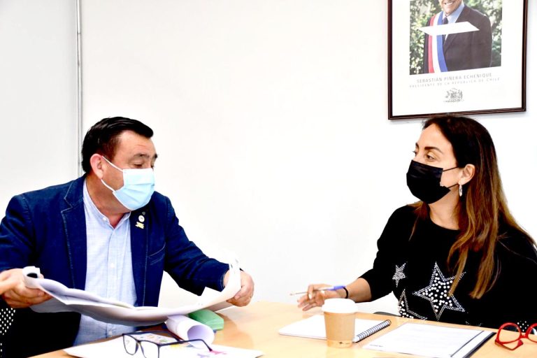 Alcalde planteó a ministra crear un Parque Deportivo en Sagrada Familia