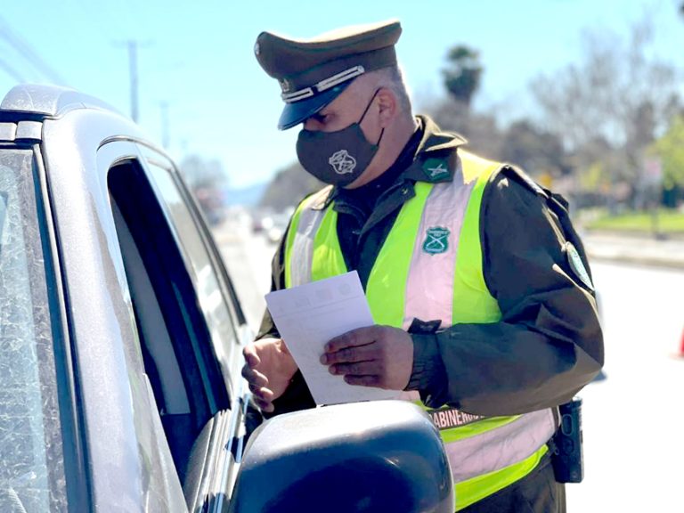 Carabineros de Curicó desarrolla servicios preventivos por término del toque de queda