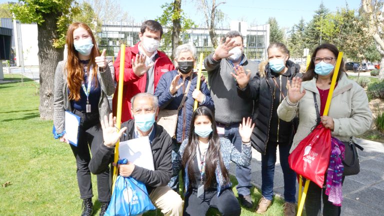 Adultos Mayores del Maule  reciben implementos deportivos