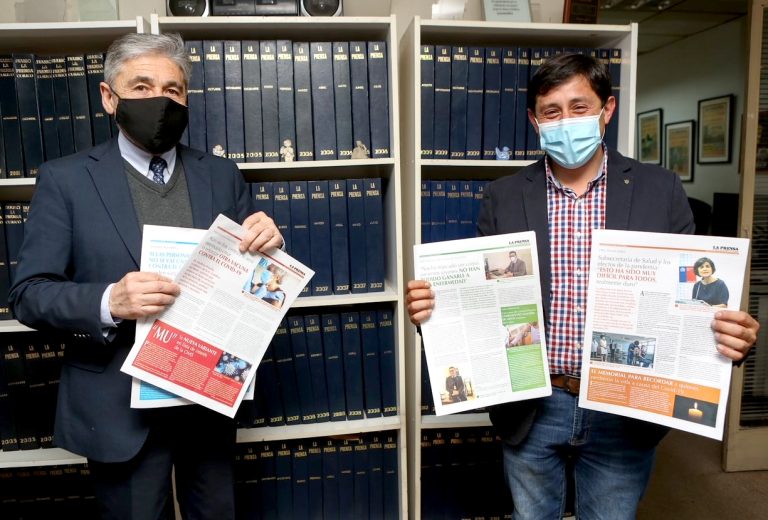 Seremi de Gobierno destaca proyecto de diario La Prensa sobre el Coronavirus