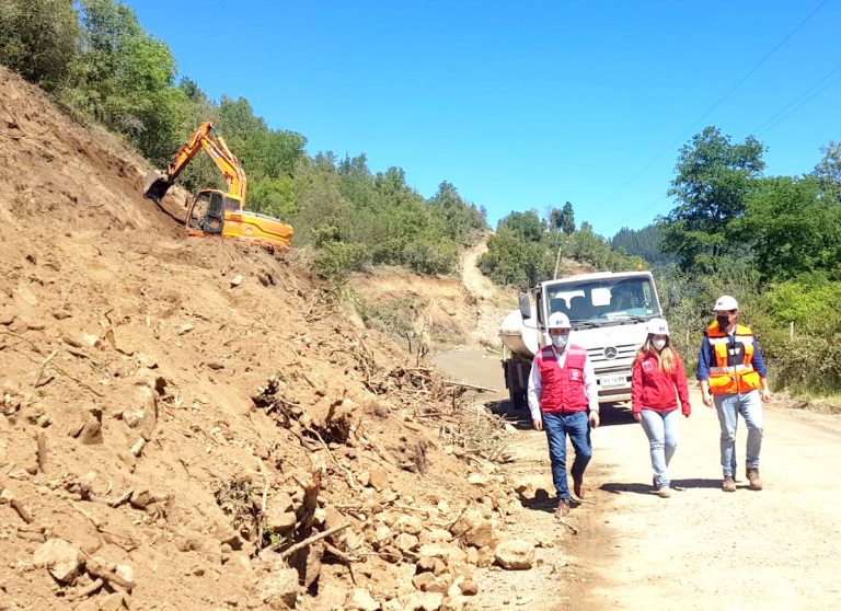 Con tronaduras controladas harán excavaciones en trabajos de la ruta Peñasco-Retén Achibueno