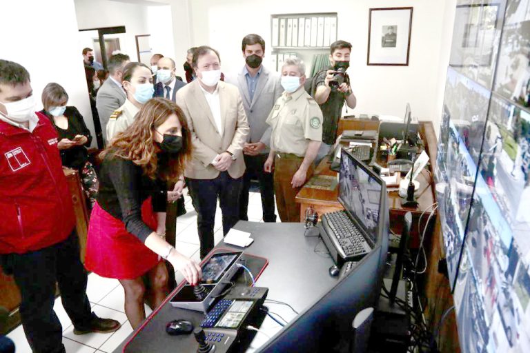 Ponen en operación 30 nuevas  cámaras de vigilancia en Talca