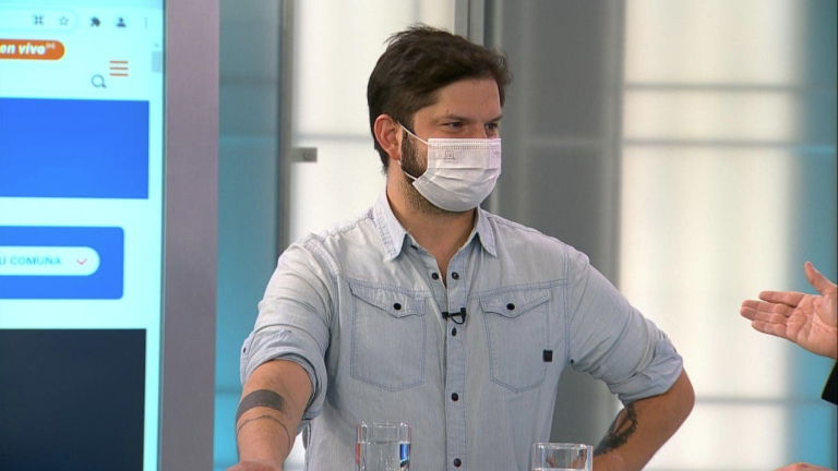 Gabriel Boric dio positivo a  Covid-19 tras presentar fiebre