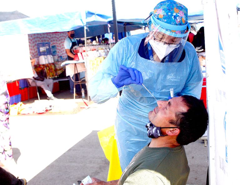 Intensa jornada para prevenir contagios de Covid-19 en Curicó