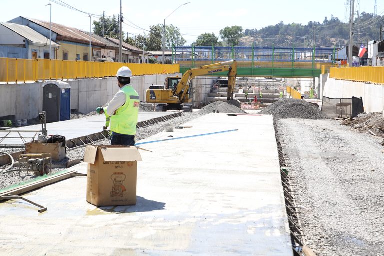 Construcción del paso bajo nivel  Freire estaría terminada en el 2022