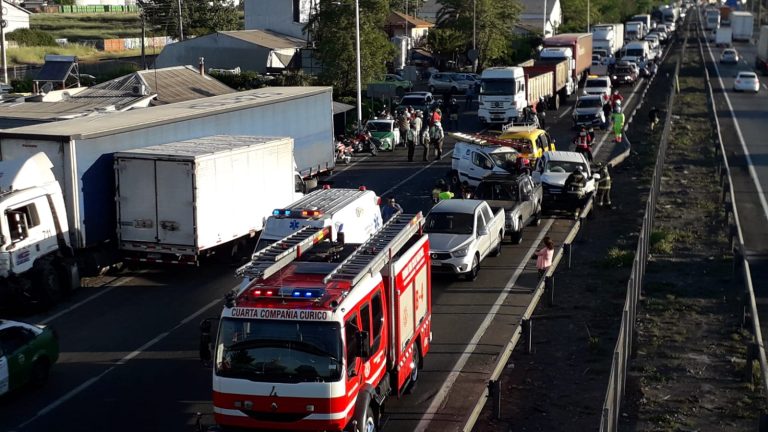 Nuevo choque múltiple en la carretera