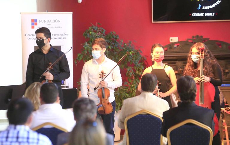 Fundación Pro Desarrollo del Maule reafirma su compromiso con Orquesta Infanto-Juvenil Sename